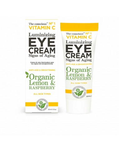 Crème pour le contour des yeux The Conscious Lemon & Rasberry (30 ml)