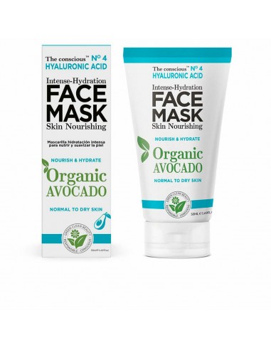 Maschera Viso Idratante The Conscious Hyaluronic Acid Avocado (50 ml)