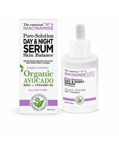 Facial Serum The Conscious Niacinamide Avocado Day/Night (30 ml)