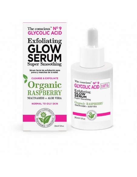 Exfoliating Serum The Conscious Glycolic Acid Raspberry (30 ml)