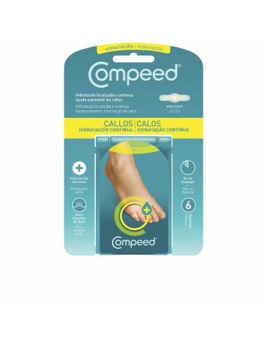 Apósitos para Callos Compeed Hidratante 6 Unidades