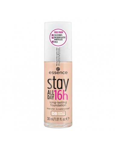 Fluid Makeup Basis Essence Stay All Day 16H Nº 08 (30 ml)