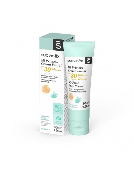 Crema Facial Hidratante para Bebés Suavinex Spf 30 (50 ml)