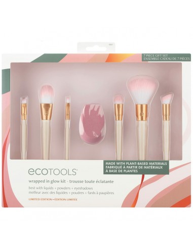 Set of Make-up Brushes Ecotools Wrapped In Glow Limited edition 7 Piec