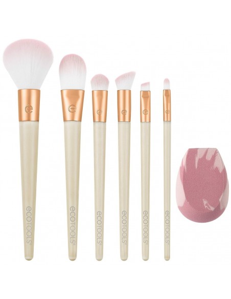 Set of Make-up Brushes Ecotools Wrapped In Glow Limited edition 7 Pieces