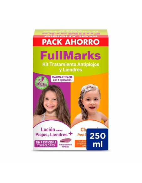 Anti-Lice Shampoo Fullmarks 2 Pieces Hair Treatment