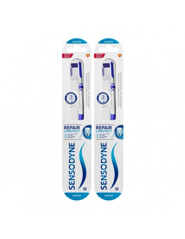 Cepillo de Dientes Sensodyne Repair & Protect Suave 2 Unidades