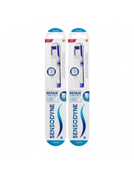 Cepillo de Dientes Sensodyne Repair & Protect Suave 2 Unidades