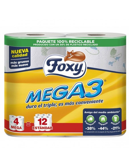 Papel Higiénico Foxy Mega3