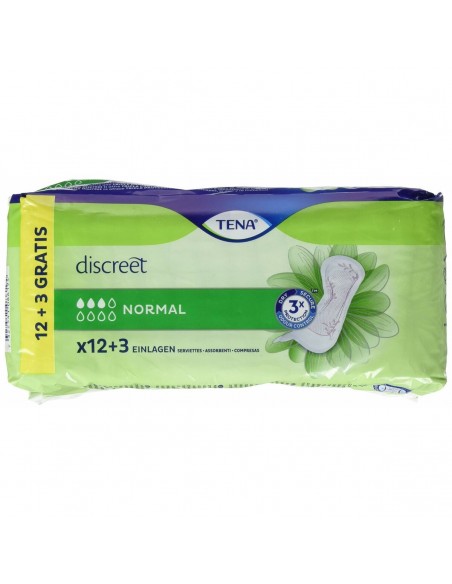 Incontinence Sanitary Pad Tena 15 Units (Parapharmacy)