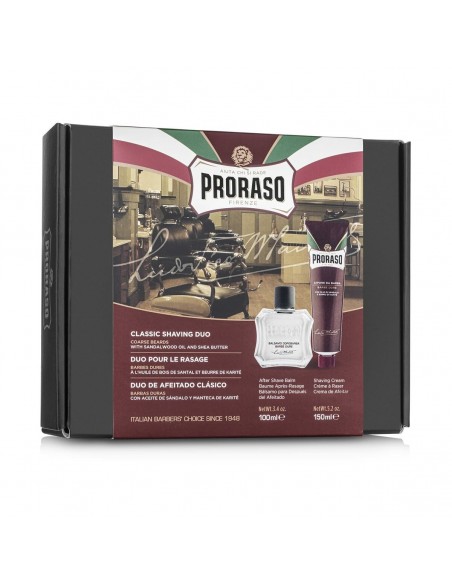 Set de rasage Proraso Barbe Dure 2 Pièces