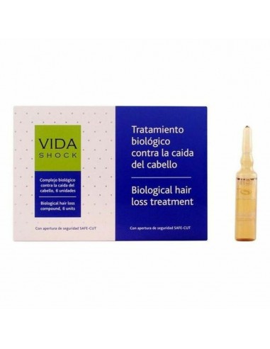 Ampoules antichute de cheveux Vida Shock Luxana (6 x 10 ml)