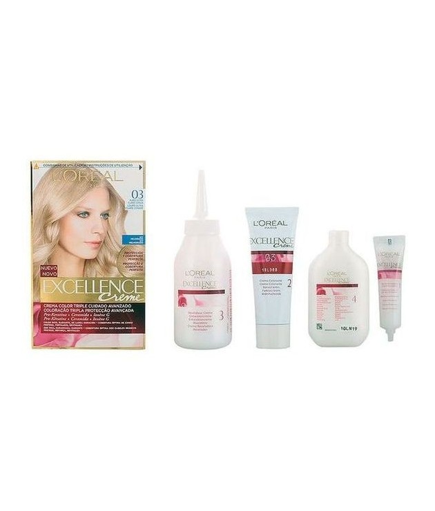 Permanent Dye Excellence L'Oreal Make Up Ultra light ash blonde