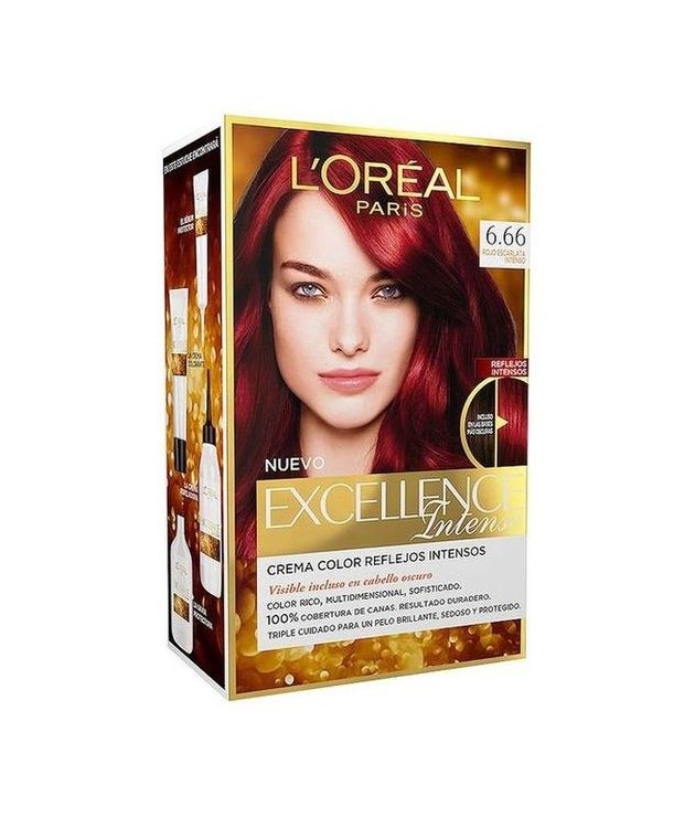 Dauerfärbung Excellence Intense L'Oreal Make Up Intensives scharlachro