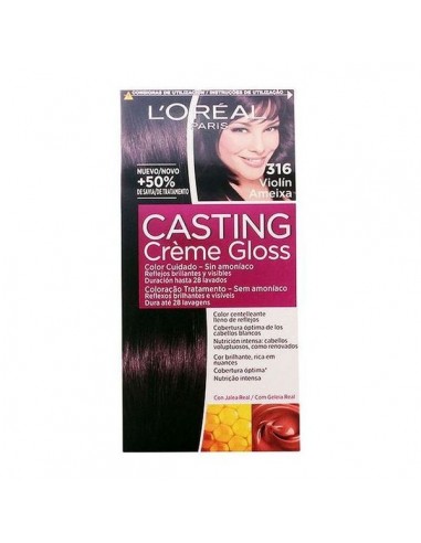 Amoniakfreie Färbung Casting Creme Gloss L'Oreal Make Up Violine Inten