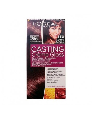 Amoniakfreie Färbung Casting Creme Gloss L'Oreal Make Up Mahagoni