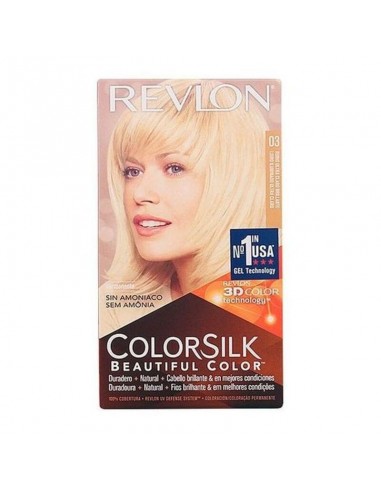 Amoniakfreie Färbung Colorsilk Revlon Extra helles naturblond