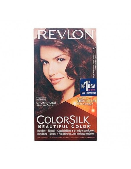 Dye No Ammonia Colorsilk Revlon Golden copper chestnut