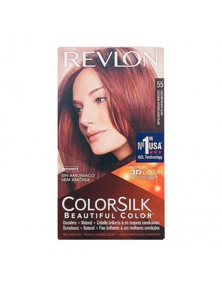 Tintura Senza Ammoniaca Colorsilk Revlon Rosso chiaro