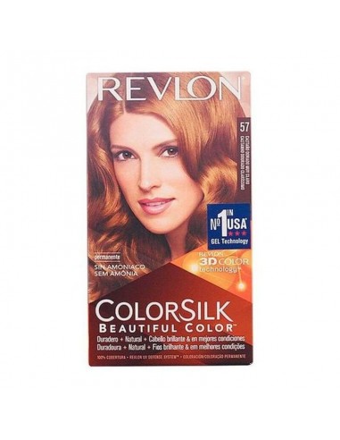 Teinture sans ammoniaque Colorsilk Revlon Châtain doré très clair