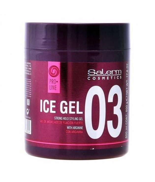 Gel Fissante Forte Ice Salerm (500 ml)