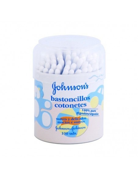 Bastoncillos de Algodón Baby Johnson's (100 uds)