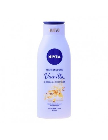 Aceite en Locion Vainilla y Almendras Nivea (400 ml)