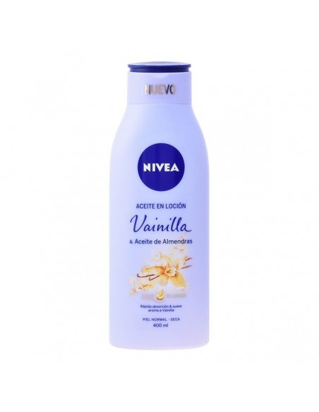 Aceite en Locion Vainilla y Almendras Nivea (400 ml)