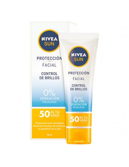 Écran solaire visage Nivea SPF 50 (50 ml) (Unisexe) (50 ml)