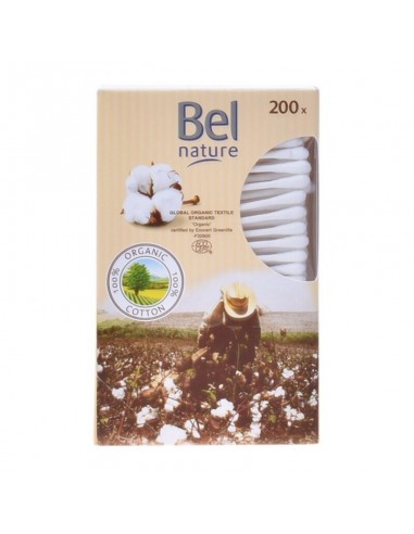 Bastoncini di Cotone Nature Bel (200 uds)