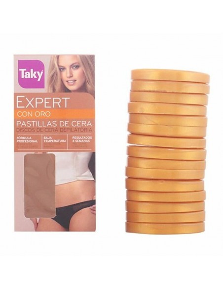 Hair Removal Wax Tablets Taky Expert Oro (300 g)