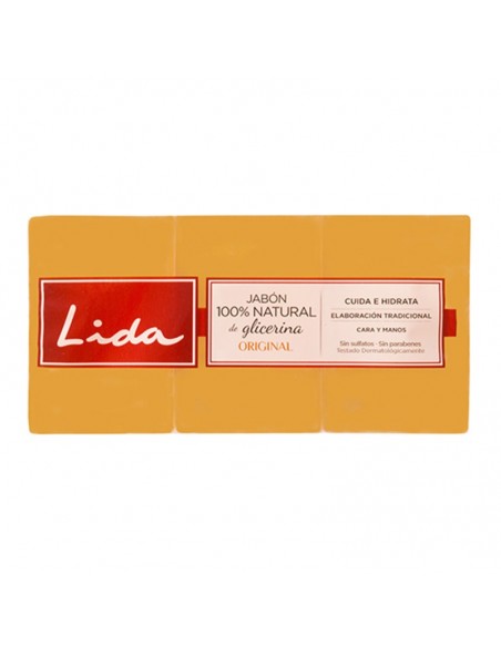 Saponetta alla Glicerina Naturale Lida (3 pcs)