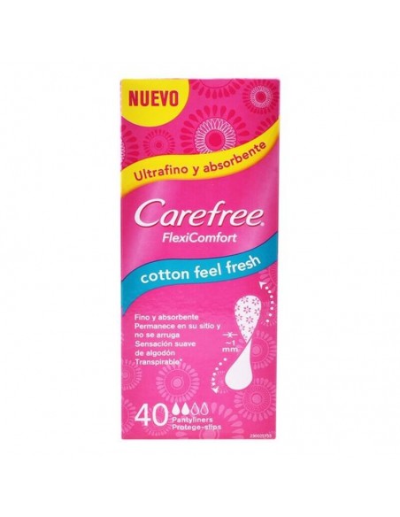 Ademende Inlegkruisjes Flexicomfort Carefree (40 pcs)