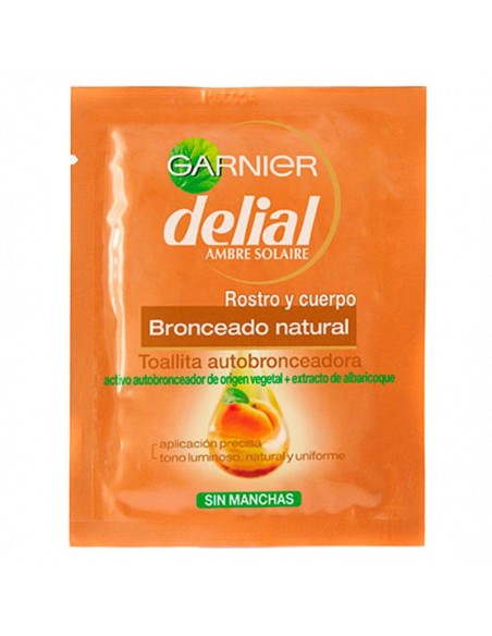 Self-bronzing towelettes Delial (1 ud)