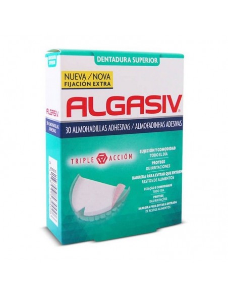 Coussinets Adhésifs pour Dentiers Superior Algasiv (30 uds)