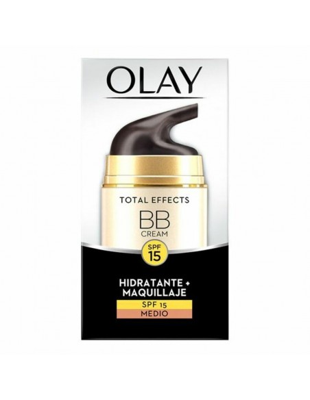 Hydrating Cream with Colour Olay Total Effects BB Cream SPF 15 (50 ml)