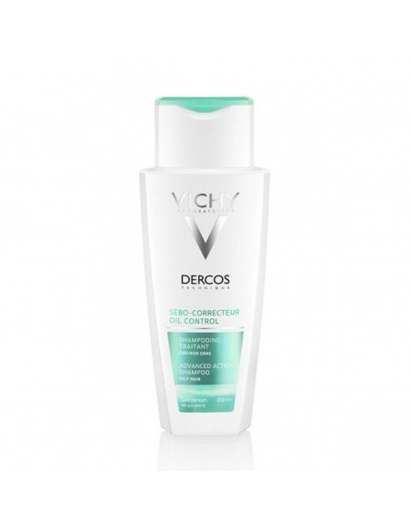 Shampoo Dercos Vichy (200 ml) Vet haar