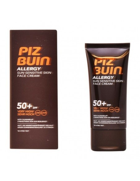 Écran solaire visage Allergy Piz Buin Spf 50 (50 ml) (Unisexe) (50 ml)