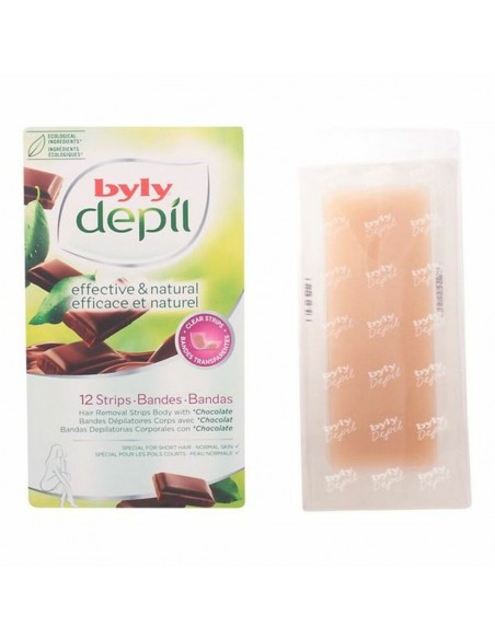 Ontharingspads Lichaam Byly Depil Chocolate (12 uds)