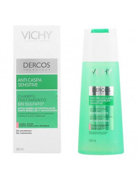 Anti-dandruff Shampoo Dercos Vichy (200 m) Hair with dandruff