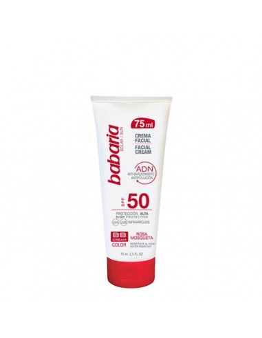 Crema Facial Adn Bb Cream Babaria SPF 50 (75 ml)