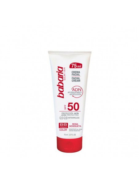 Crema Facial Adn Bb Cream Babaria SPF 50 (75 ml)