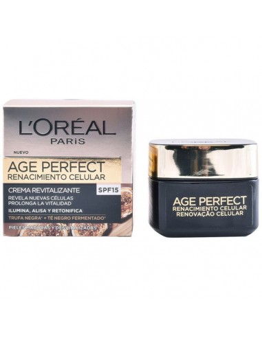 Crema de Día Nutritiva L'Oreal Make Up Age Perfect SPF 15 (50 ml) (50 