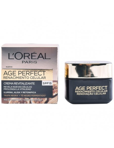 Crema de Día Nutritiva L'Oreal Make Up Age Perfect SPF 15 (50 ml) (50 