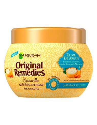 Masque nourrissant pour cheveux Elixir De Argán Original Remedies Fructis (300 ml)