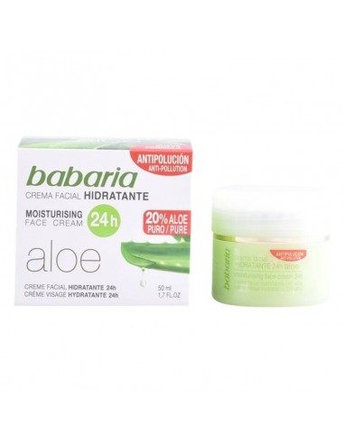 Voedende Gezichtscrème Aloe Vera Babaria (50 ml)