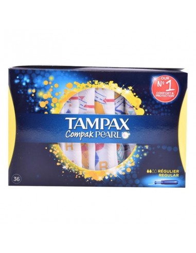 Pack Tampons Pearl Regular Tampax (36...