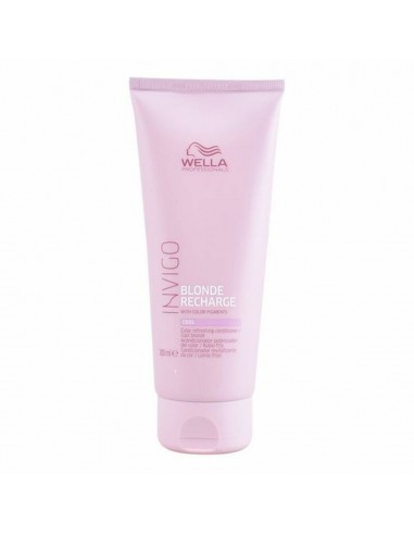 Conditionneur pour les Cheveux Teints Invigo Blonde Recharge Wella (200 ml)