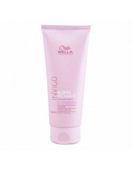 Conditioner voor Droog Haar Invigo Blonde Recharge Wella (200 ml)