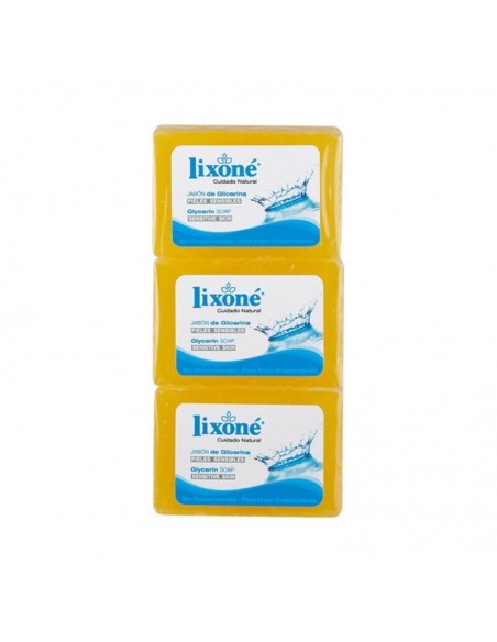 Natural Glycerine Soap Bar Lixoné (3 uds)